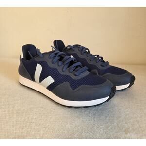 Veja SDU RT B-Mesh Womens Sz 8 Dark Blue Nautico Athletic Running Shoes Sneakers